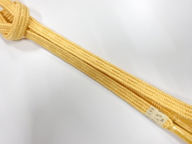 JAPANESE KIMONO / UNUSED HAND-TIED OBIJIME